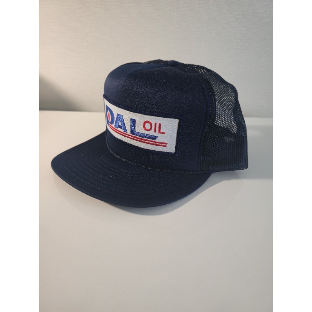 Vintage Pal Oil Mesh Trucker Hat Snapback Cap - Picture 2 of 4